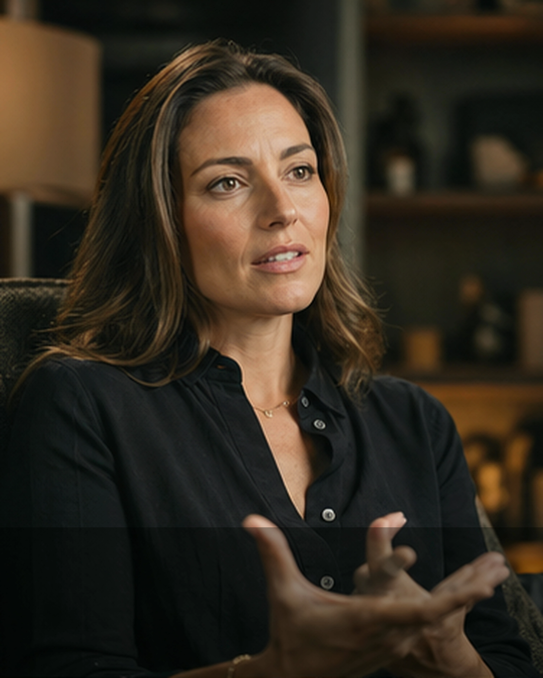 Documentary interview opening art direction